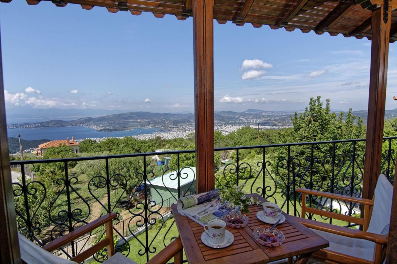 Iatrou House- Villa With Incredible View Πορταριά Εξωτερικό φωτογραφία
